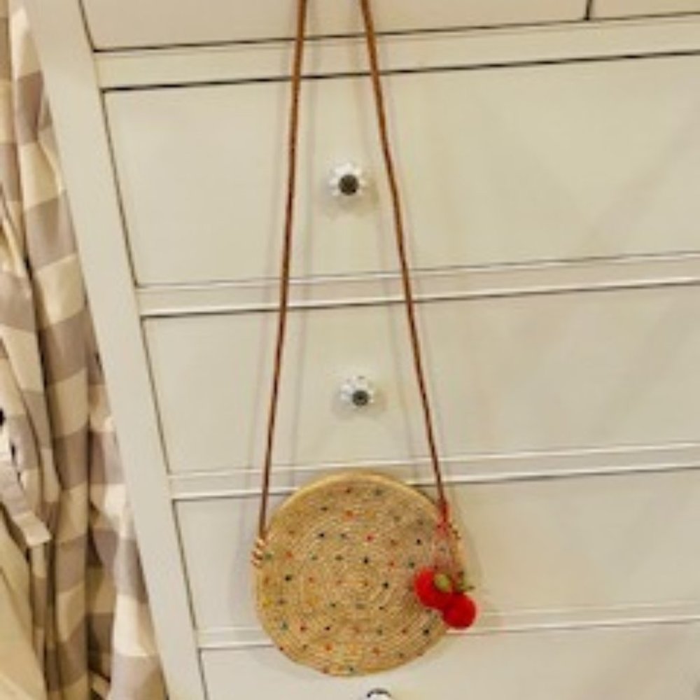 Sol Y Mar Raffia Crossbody